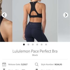 Lululemon Pace Perfect Bra